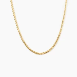 Collier Jayna Maille Palmier Or Jaune