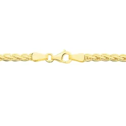 Collier Jayna Maille Palmier Or Jaune
