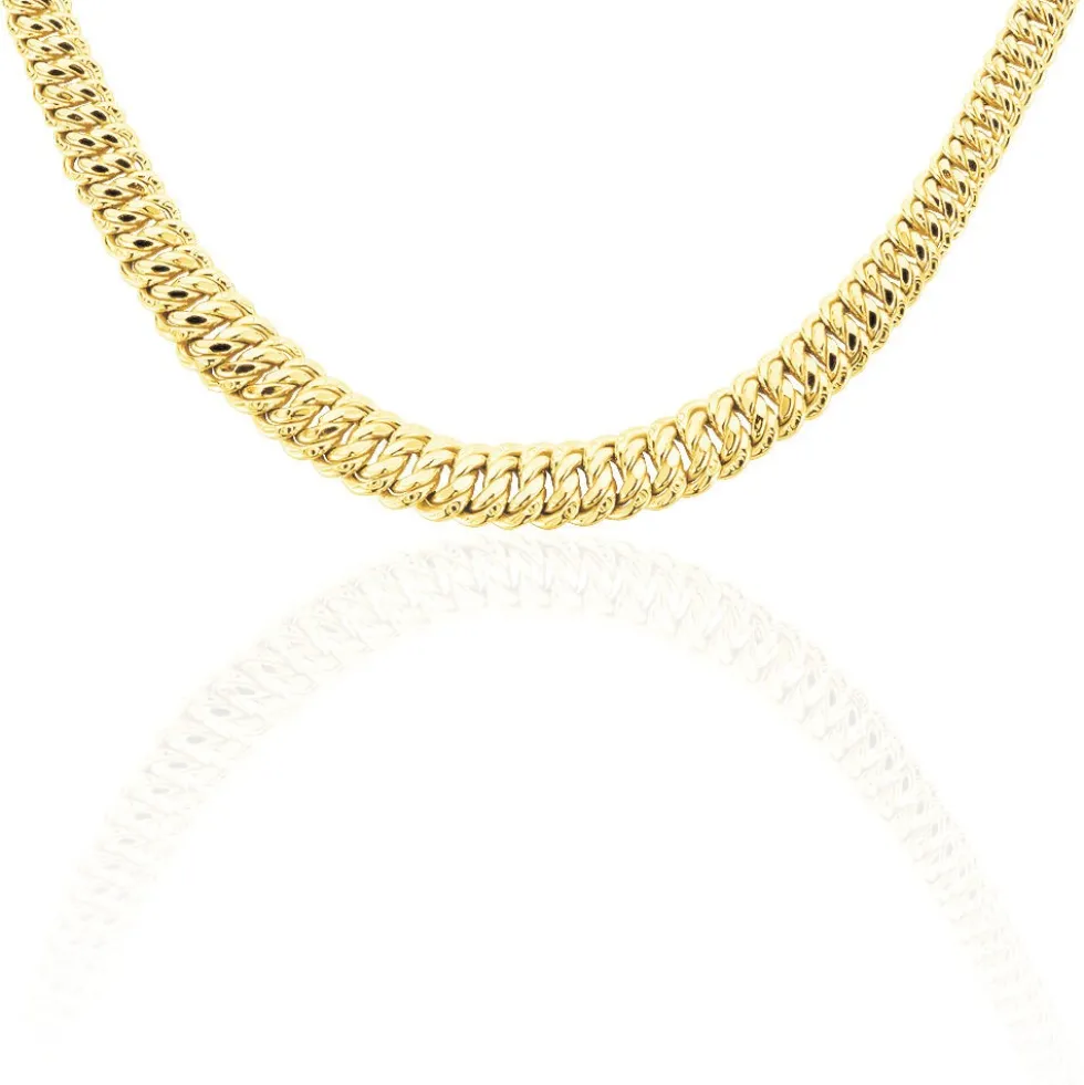 Collier Jimmy Maille Americaine Chute Or Jaune