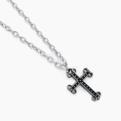 Collier Jodoc Acier Blanc