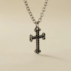 Collier Jodoc Acier Blanc