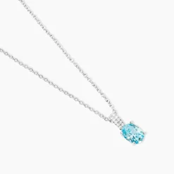 Collier Josefa Argent Blanc Oxyde De Zirconium