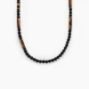 Collier Jourdan Jaycob Autres Noir Agate Quartz