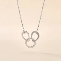 Collier Joy Argent Blanc