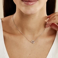 Collier Kaelya Argent Blanc
