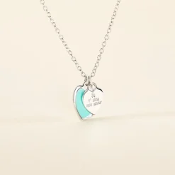 Collier Kalliopea Argent Blanc