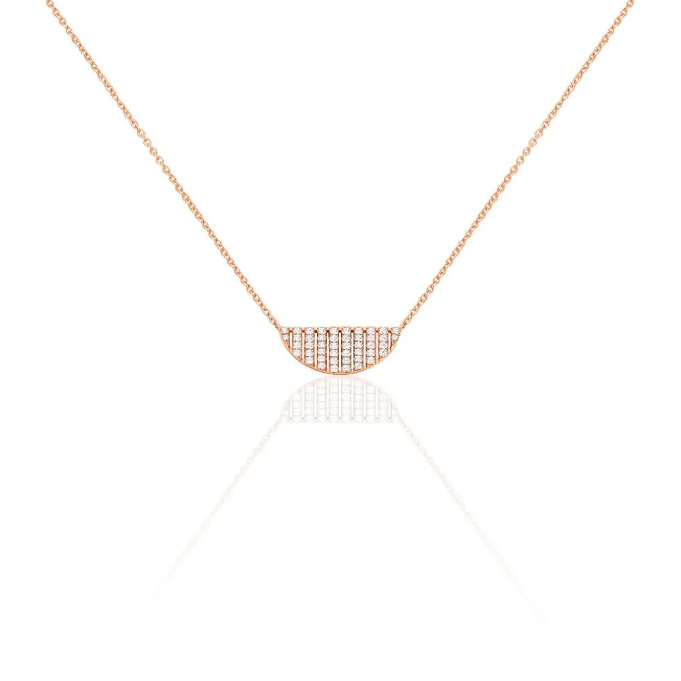 Collier Katia Argent Blanc Oxyde De Zirconium