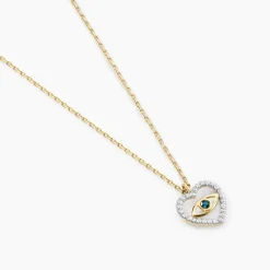 Collier Katriona Or Jaune Topaze Oxyde De Zirconium