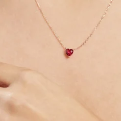Collier Kelvyn Argent Rose Oxyde