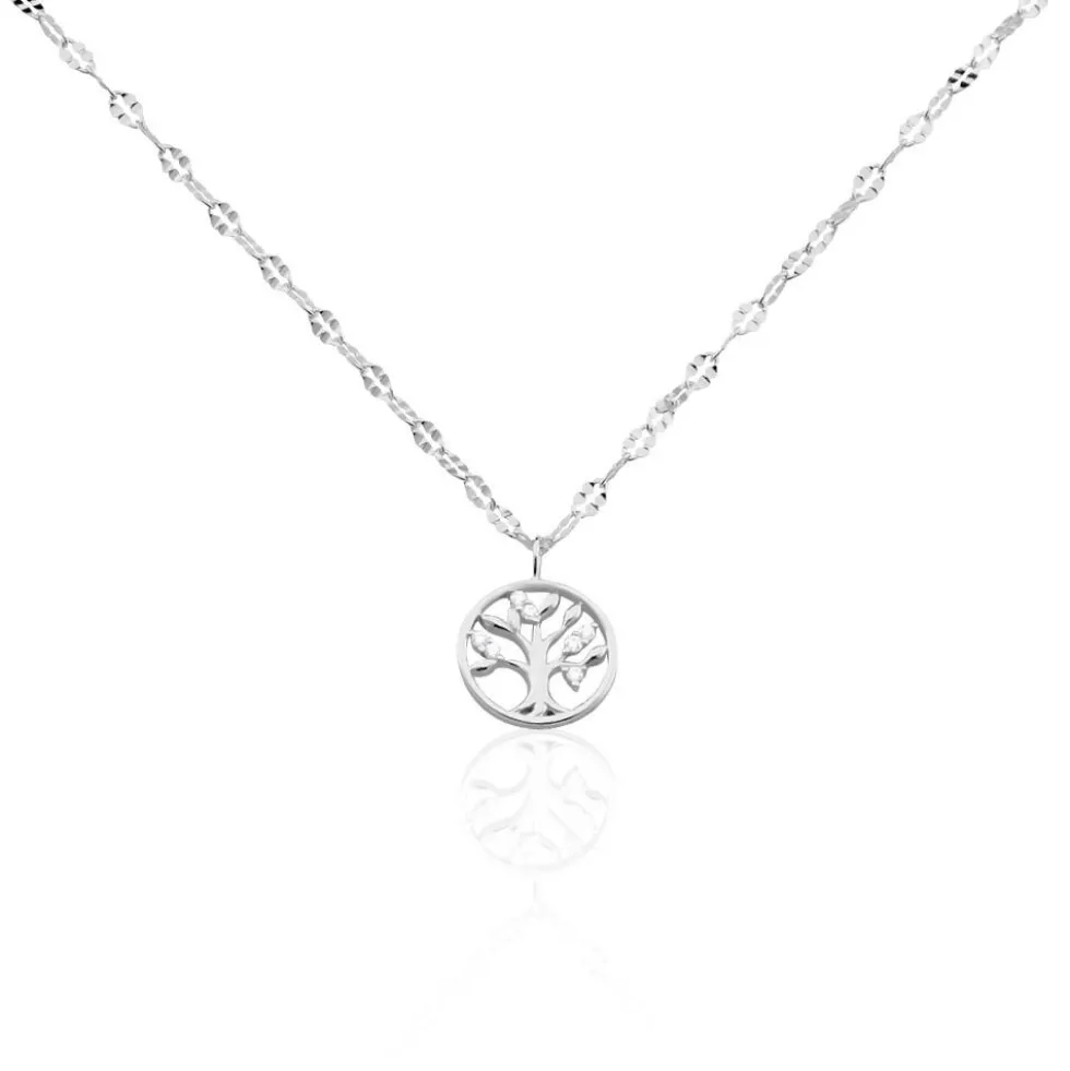 Collier Larrie Argent Oxyde De Zirconium