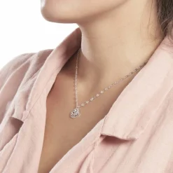 Collier Larrie Argent Oxyde De Zirconium