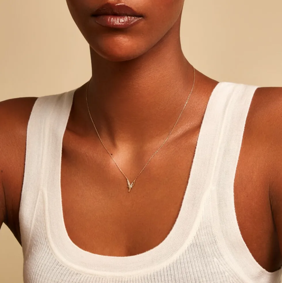 Collier Lashonda Or Jaune Diamant