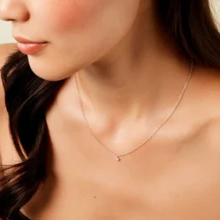 Collier Leonce Argent Blanc Oxyde De Zirconium