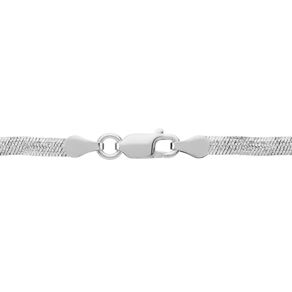 Collier Leonte Argent Blanc