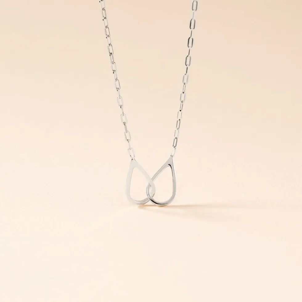 Collier Les Inseparables Argent Blanc