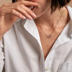 Collier Les Inseparables Argent Blanc