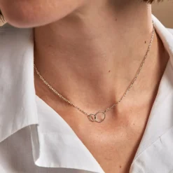 Collier Les Inseparables Argent Blanc