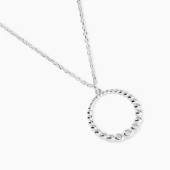 Collier Lidig Argent Oxyde De Zirconium