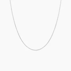 Collier Liline Argent Blanc