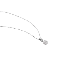 Collier Lisyae Or Blanc Diamant