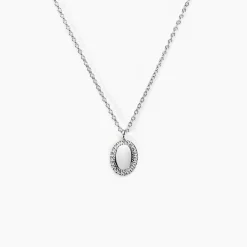Collier Loa Argent Blanc