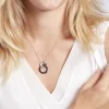 Collier Lola Cera Argent Blanc Céramique Et Oxyde De Zirconium