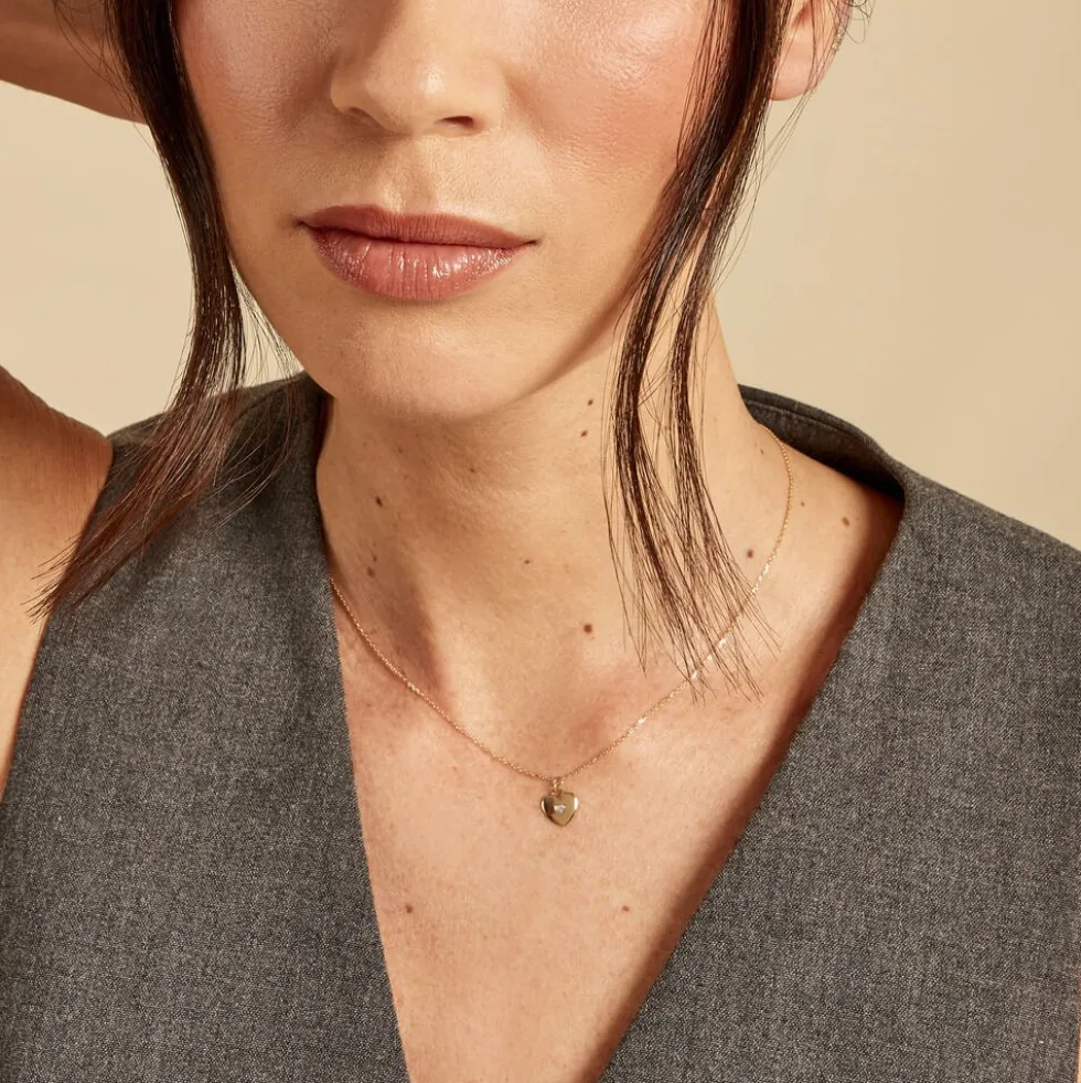 Collier Lovyna Or Jaune Diamant
