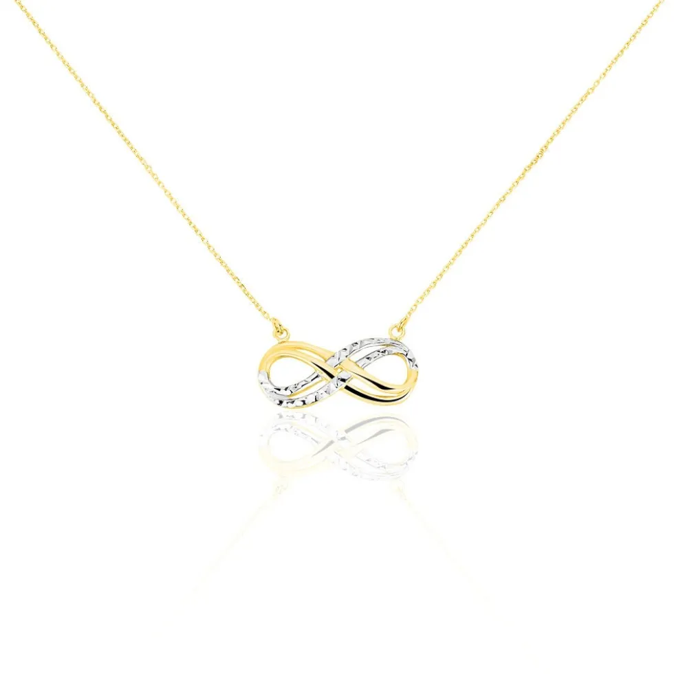 Collier Lyasa Infini Diamante Or Bicolore
