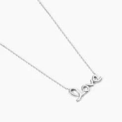 Collier Lydie Argent Blanc