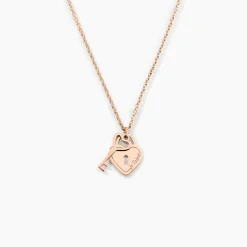 Collier Lyov Argent Rose