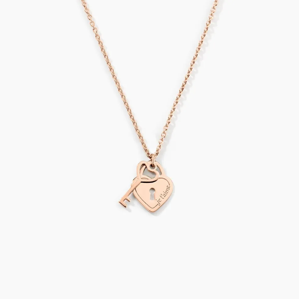 Collier Lyov Argent Rose
