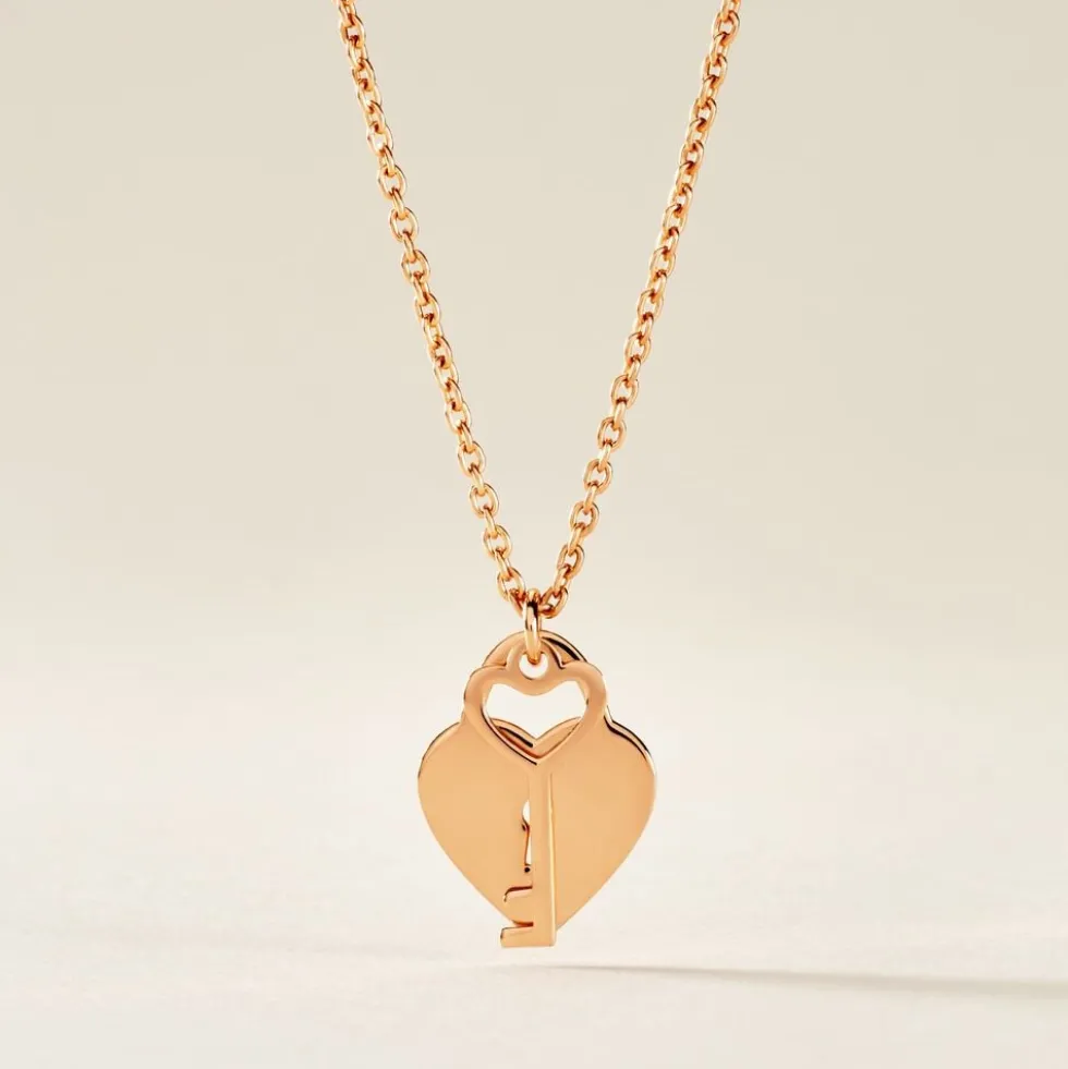 Collier Lyov Argent Rose