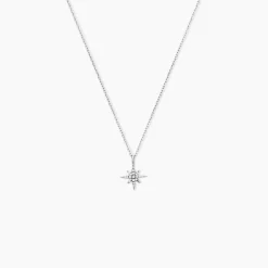 Collier Lysianne Argent Blanc Oxyde De Zirconium