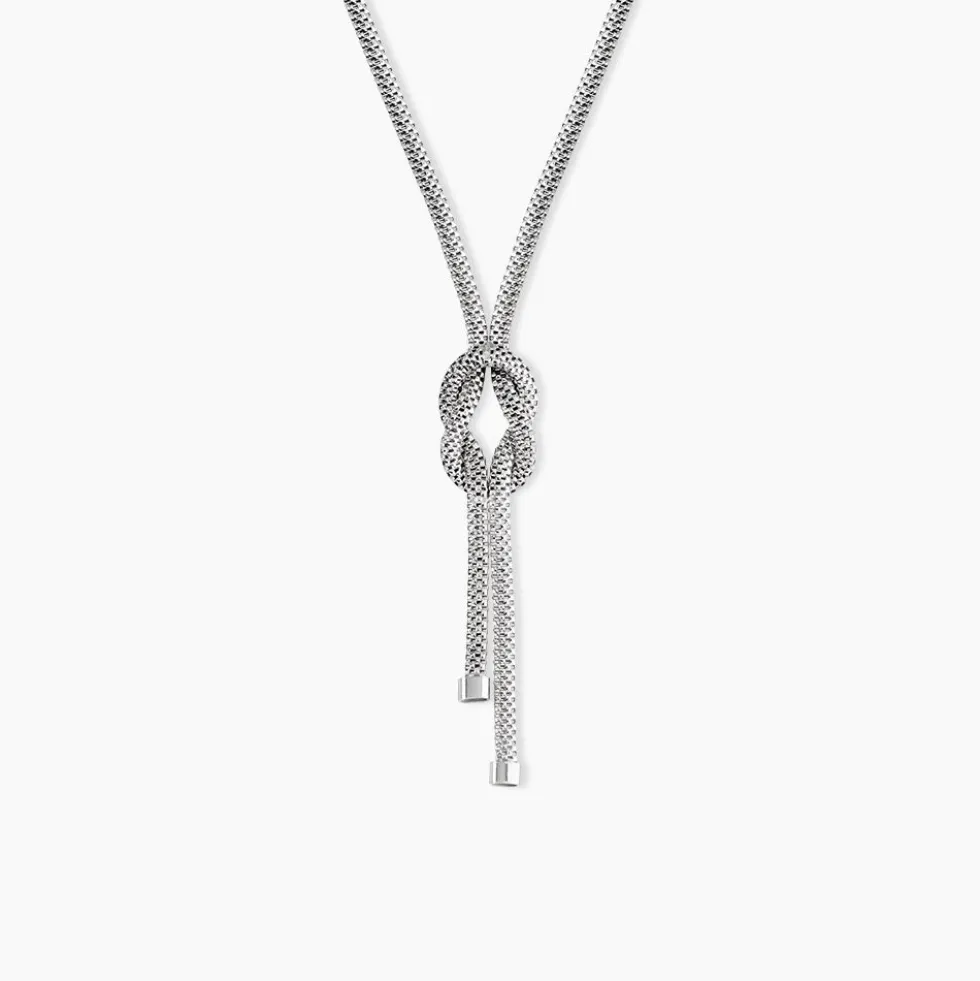 Collier Madison Argent Blanc
