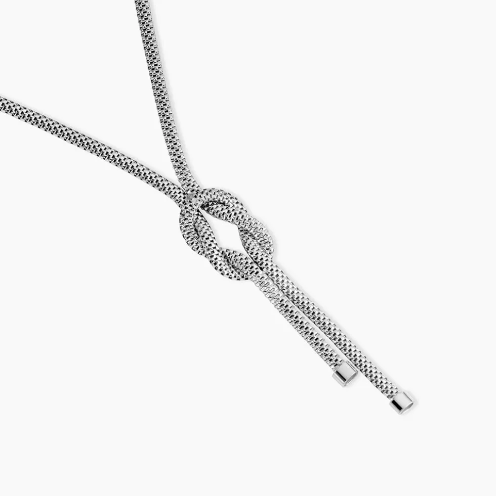Collier Madison Argent Blanc