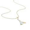 Collier Madli Or Bicolore Topaze