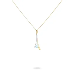 Collier Madli Or Bicolore Topaze