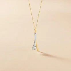Collier Madli Or Bicolore Topaze