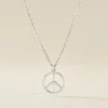 Collier Mahli Argent Blanc