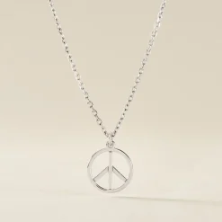 Collier Mahli Argent Blanc