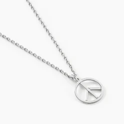Collier Mahli Argent Blanc