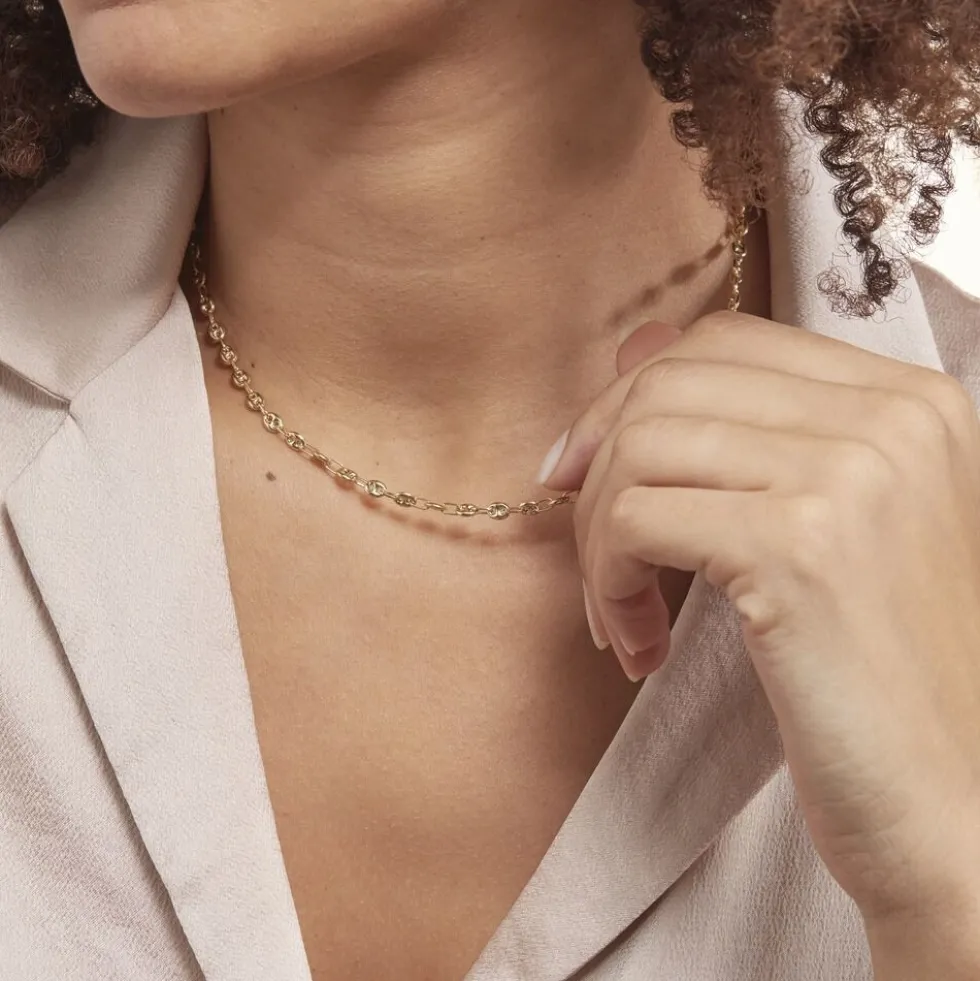 Collier Maille Dami Or Jaune