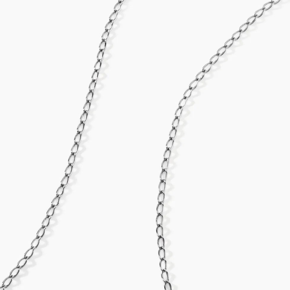 Collier Maille Nuncio Argent Blanc