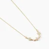 Collier Majestueuse Or Jaune Oxyde De Zirconium