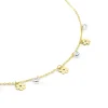 Collier Marganita Or Jaune Oxyde De Zirconium