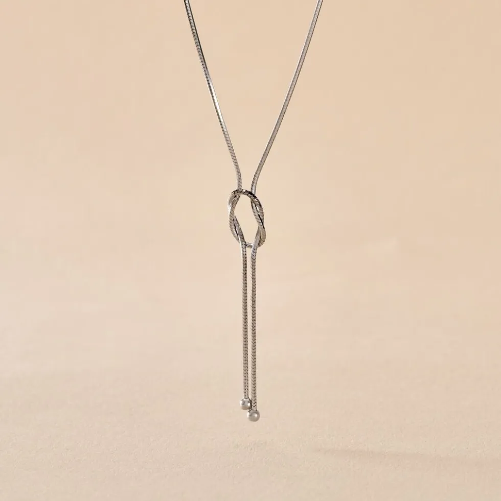 Collier Mariana Argent Blanc