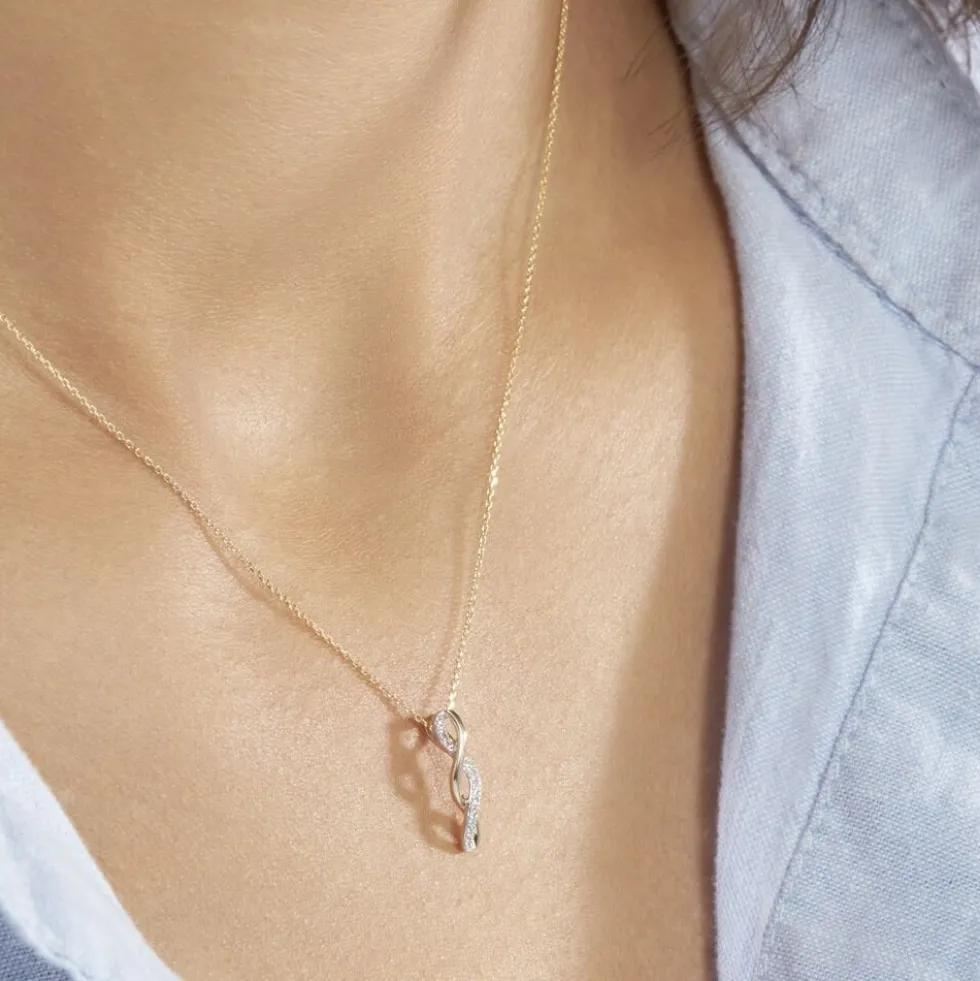 Collier Marina Ea Or Jaune Diamant