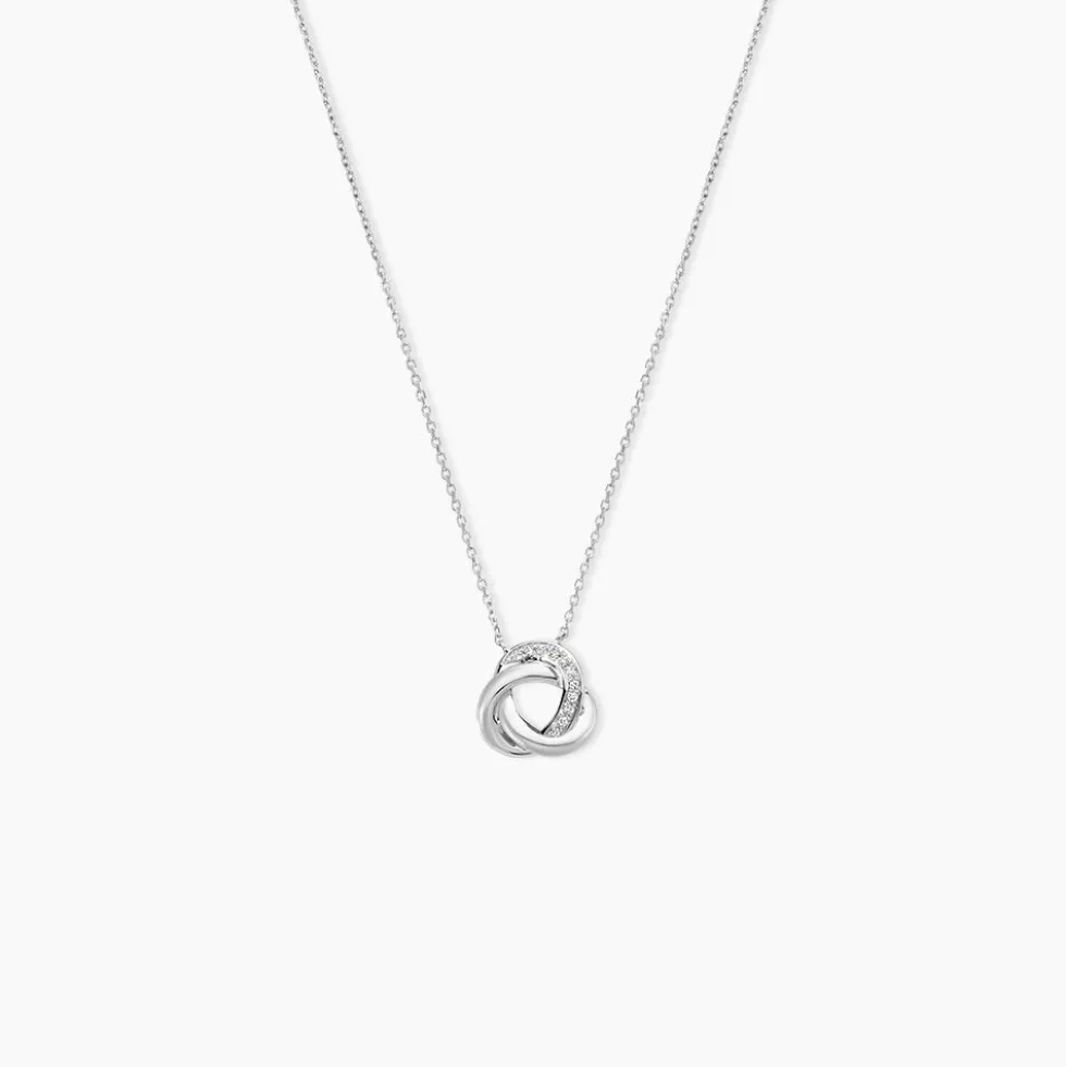 Collier Mastrona Or Blanc Diamant