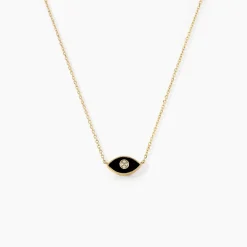 Collier Matiasma Or Jaune Onyx Diamant