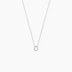 Collier Maude Or Blanc Diamant